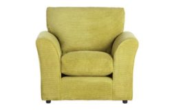 HOME Barney Fabric Chair - Lime